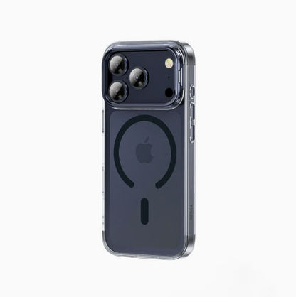 Phone case for iPhone 17 Pro Max with stand and camera control cover, MagSafe compatible, shockproof magnetic case, scratch resistant (black).