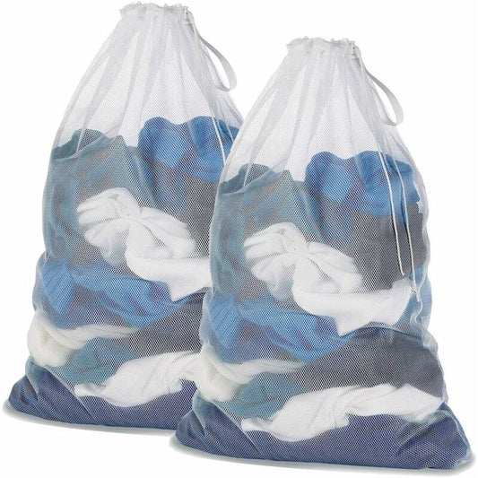 Laundry Bags, Laundry Net Laundry Bags To Protect Machine Washable Clothes - 2 pcs Set - White