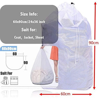 Laundry Bags, Laundry Net Laundry Bags To Protect Machine Washable Clothes - 2 pcs Set - White