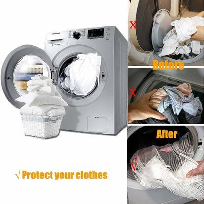 Laundry Bags, Laundry Net Laundry Bags To Protect Machine Washable Clothes - 2 pcs Set - White