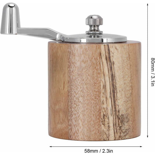 Spice Grinder, Manual Pepper Mill, Grinding Tool With Long Crank For Home Restaurant