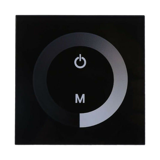 LED Dimmer Switch,Fydun Dimmable LED Touch Panel Single Color Dimmer Wall Switch Controller Touch Panel LED Light Bar