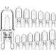 Dimmable G9 Halogen Bulbs 40W 230V Warm White For Microwave Oven Cooker Ceiling Lights Pack Of 12 [Energy Class G]