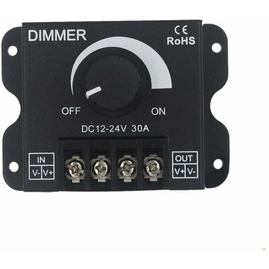 LED Dimmer Controller 12V 24V 30A Pwm Dimmer 360W For LED Strips Or LED Light