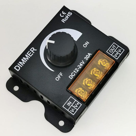 LED Dimmer Controller 12V 24V 30A Pwm Dimmer 360W For LED Strips Or LED Light
