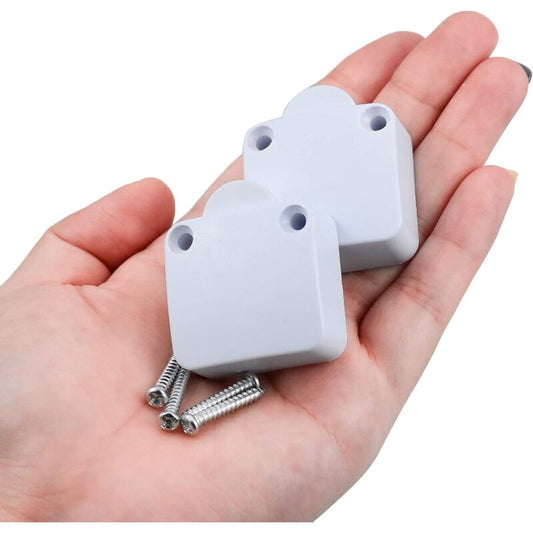 2 Piece Door Cabinet Switch Automatic Light Switch For Closets, White