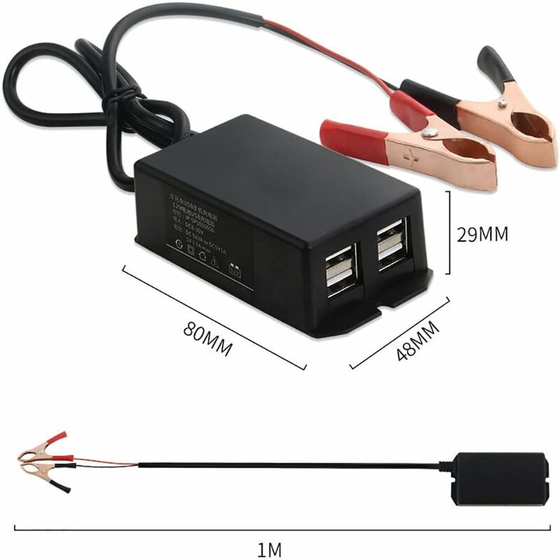 12V 24V To 5V Usb Power Adapter,Waterproof Motorcycle Mobile Phone Charger Usb Motorcycle Charger Motorcycle Usb