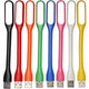8-Piece Usb LED Light, Mini Flexible Usb Light, Keyboard Lamp For Laptop/Pc, Usb Reading Light, Small Book Light, 8