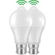 Motion Sensor Bulb B22 Bayonet LED, 12W, 1020Lm, Cool White 6000K, Cir 85, Waterproof Ip42 Energy Saving, Non-Dimmable,