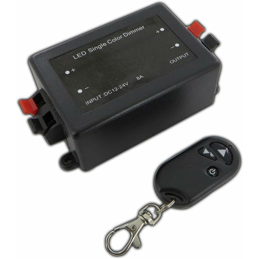 12V Wireless LED LED Dimmer Switch With Remote Control, For All Types Of Dimmable LED Bulbs. [Energy Class A]