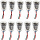 10 pcs E10 Lamps Base LED Screw Mount Small Bulbs Holder Light Socket With Wire Socket For Experiment Circuit Home