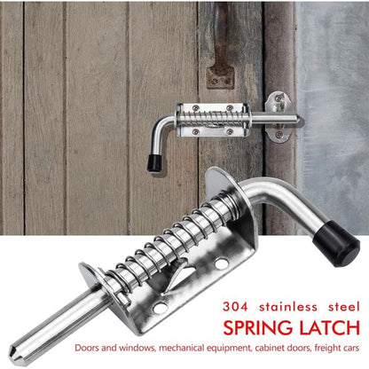 2 pcs Garage Door Lock Bolt Spring Latch Steel Spring Bolts Door Latches And Bolts 128Mm For Garage Door Garden Shed