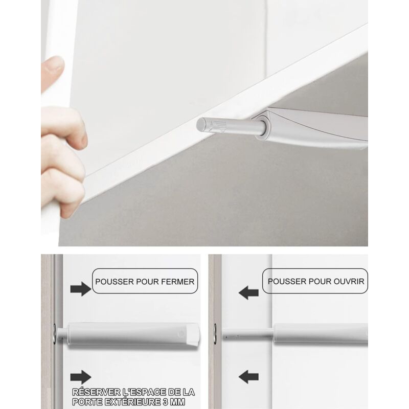 Push To Open DAmper Door Cupboard Jiayi 2 Pieces Magnetic Latch Push Open Push Cupboard Magnetic Closure For Cabinet