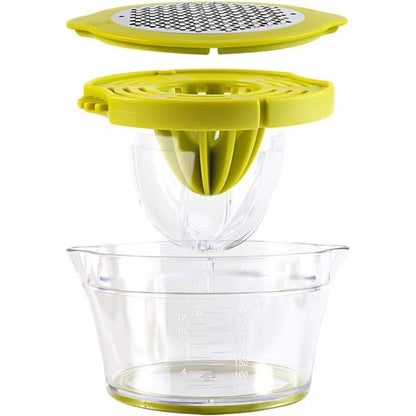 Multifunction Manual Juicer, 4 In 1 Citrus Juicer For Oranges, Lemons, Citrus Fruits, With 2 Reamers, Engraved