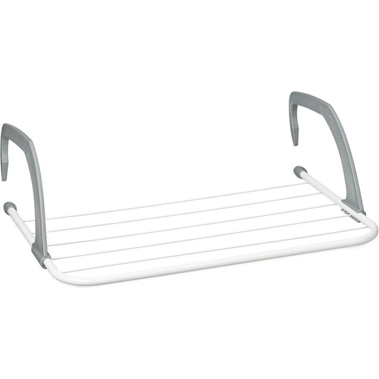 Clothes Dryer - Hanging Clothes Airer For Radiator And Balcony, Small Size, Large 3M Drying Capacity, White, 50Cm Length