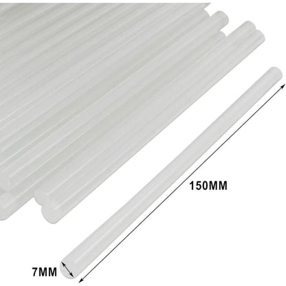 Hot Glue Sticks 7X150Mm Clear Adhesive For 7Mm Hot Glue Gun - Pack Of 36