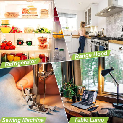 LED Refrigerator Bulb E14, 2W Equivalent To 15W, Warm White 3000K, Fridge Bulb, Salt Lamp, Sewing Machine,