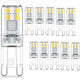 G9 LED Bulbs 1.5W Equivalent To 20W Halogen Light Cool White 6000K, Ac 220-240V, Non-Dimmable, Mini Incandescent Bulb,
