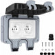 Waterproof Socket Double Outdoor Electrical Socket Ip66 Waterproof Wall Socket 16A