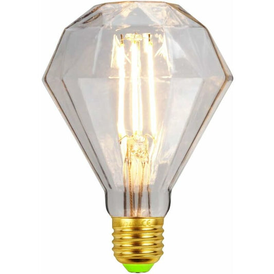 LED Bulbs Vintage Bulb 4W Diamond Edison Bulb G95 220/240V E27 Specialty Decorative Bulb (Transparent) [Energy Class D]