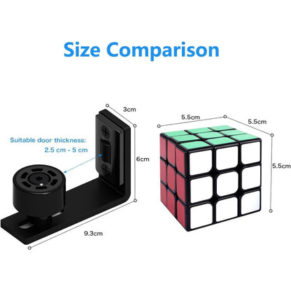 1 Pair Adjustable Floor Guide For Sliding Gate, Sliding Door Rail, 2 Doors (No Groove On Door, No Floor Drilling)