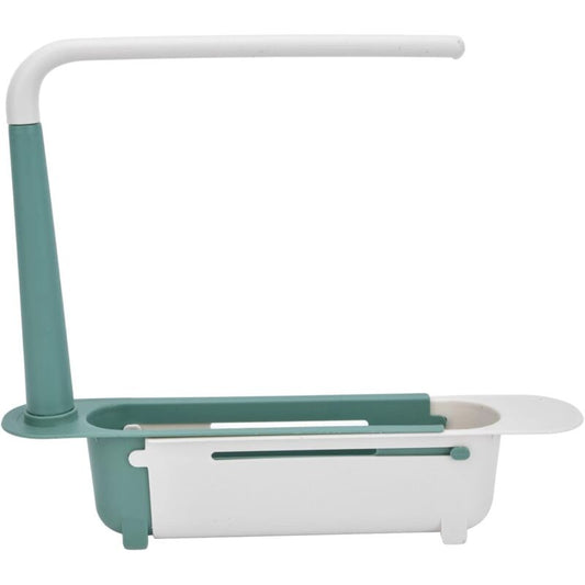 Telescopic Sink Rack Telescopic Sink Storage Rack Length Freely Large Capacity Pp Expandable Sink Organizer For Kitchen