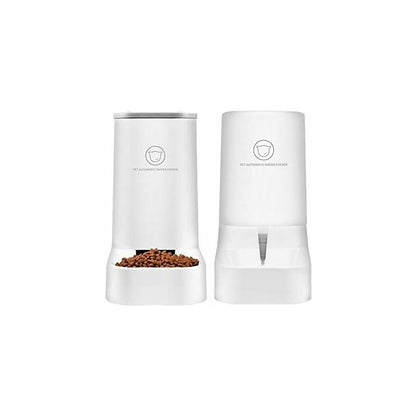 Automatic Food/Water Dispenser Fountain-3.75Lx 2 Pieces- Dog/Cat Food/Pet Bowl Accessories Bpa Free