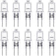 G4 Halogen Bulbs, 12V 20W Halogen Pin Base Lamp, Warm White 3000K, 350Lm, Dimmable, G4 Low Voltage Halogen Lamp, Clear