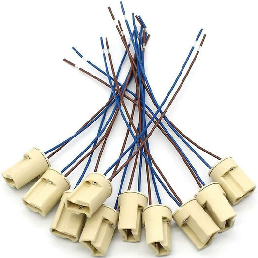 10 pcs G9 Ceramic Lamp Holder,Halogen Lamps Ceramic Connector Socket,G9 Lamp Holder 250V G9 Socket Ceramic Light Lamp