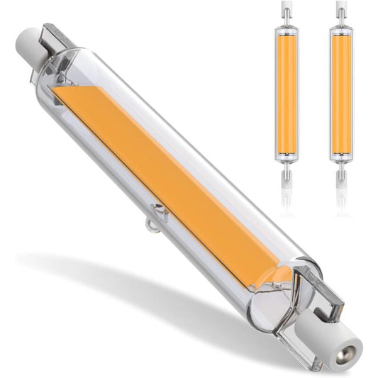 20W R7S LED Bulbs 118Mm Dimmable, Warm White 3000K, Double Ended Cob Bulbs 2000Lm, 360° Beam Angle Lighting, Ac