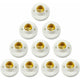 E27 Lamp Holder Screw Socket Plastic Wall Mount LED Bulb Base Converter Adapter Holders For E27 Bulb Plastic ROund