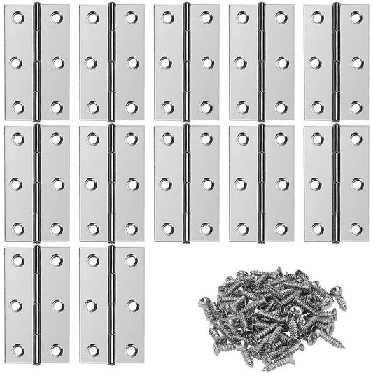 Stainless Steel Hinges Door Hinge Furniture Hinge Connectors With Screws For Home Furniture Hardware Cabinet Guard Door
