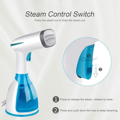 Garment Steamer 1000W 280Ml Handheld Vertical Iron Portable Ironing Wrinkle Remover Fast Heating For Fabric And Textile