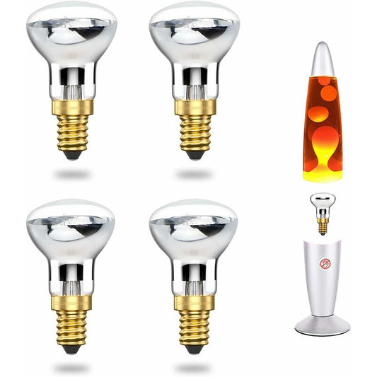 25W E14 Lava Lamp Bulb R39 Reflector Incandescent Bulb 25W E14 R39 Lava Lamp Bulb (4 pcs) [Energy Class A++]