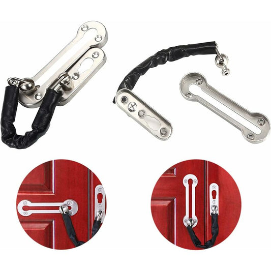 Security Lock Chains Door Anti-Theft Stainless Steel Chain Lock Guard Chain Door Latch Door Chain Security Lock For