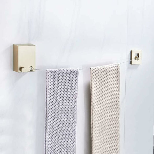 Retractable Clothes Drying Rack Indoor Outdoor Wall Mounted Clothes Dryer Retractable Hanger Lock To Prevent Sagging -