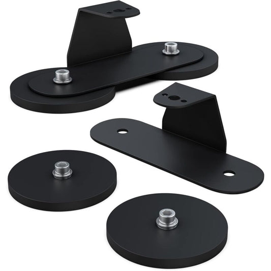 Magnetic Base LED Strip Mounting Bracket, Strong Suction Cup Holder For Straight Curved Side LED Strip Mounting, 2