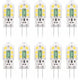 G4 2W LED Bulb, 20W Halogen Bulbs Equivalent, Cool White 6000K, 200Lm, 12X Smd, 12V Ac/Dc - Pack Of 10 [Energy Class A+]