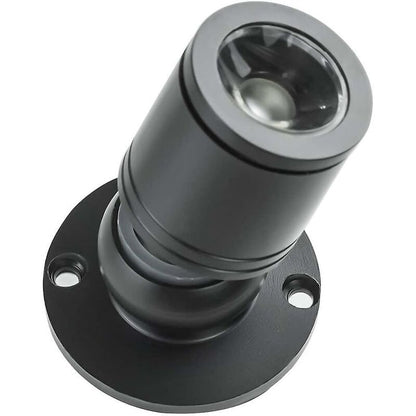 10 X LED Mini Recessed Spotlights, 1Wled Mini Spotlight, With Driver, 100-265V [Energy Class A+] (Black, Cool Light)
