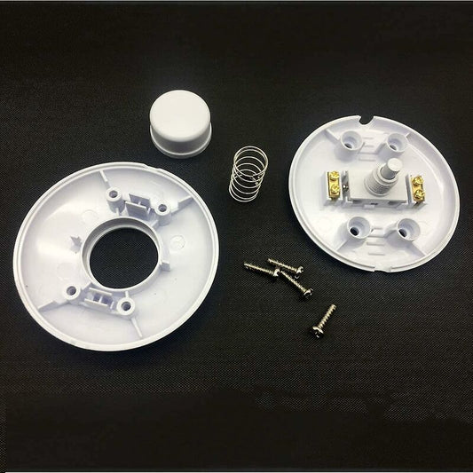1 pcs ROund Foot Switch White Foot Control Switch For Floor Lamp And Table Lamp