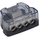 4 Way Power Distribution Block Fuse Holder Amp Fuse Distribution Block Car Audio Splitter