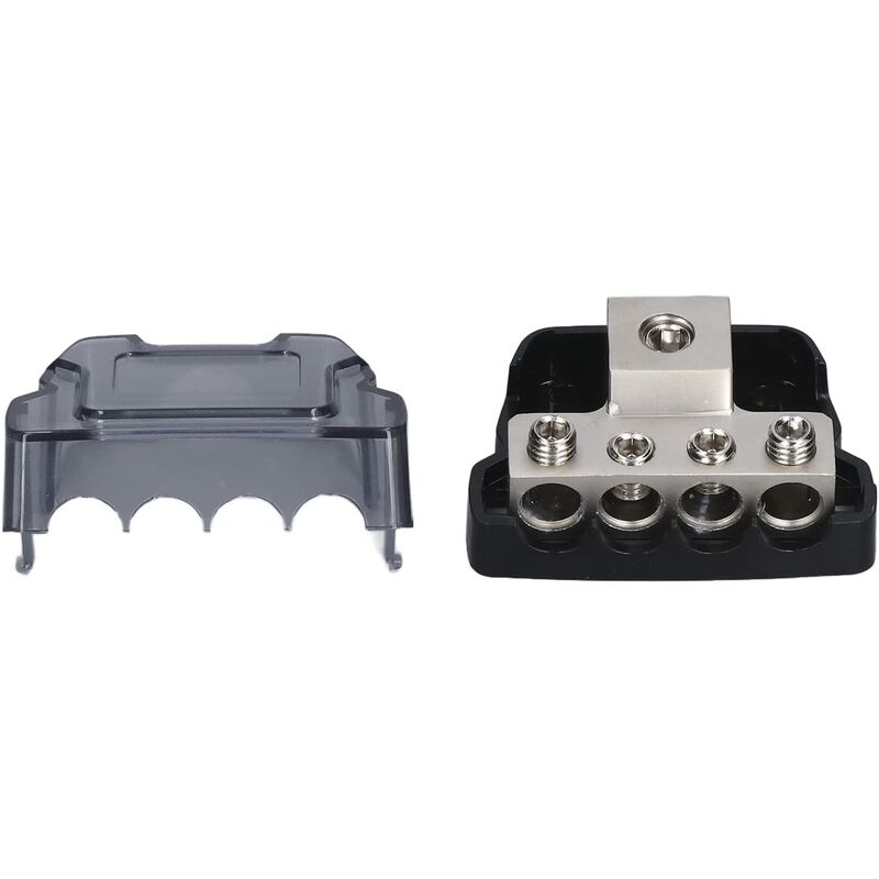 4 Way Power Distribution Block Fuse Holder Amp Fuse Distribution Block Car Audio Splitter