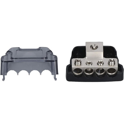 4 Way Power Distribution Block Fuse Holder Amp Fuse Distribution Block Car Audio Splitter