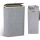 100L Laundry Basket With Lid Laundry Hamper With Handles Dirty Laundry Basket, Laundry Bin Laundry Basket Foldable