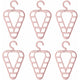 Magic Hanger Organizer, Space Saving Multi-Function Coat Rack Hangers, 9 Hole Triangle Multifunctional Non-Slip Hanger,