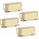 Magnetic Door Catches For Drawers Or Cabinets Door Closure, Stainless Steel Gold Finish, 4 pcs, Ecat001G-4P-Fr
