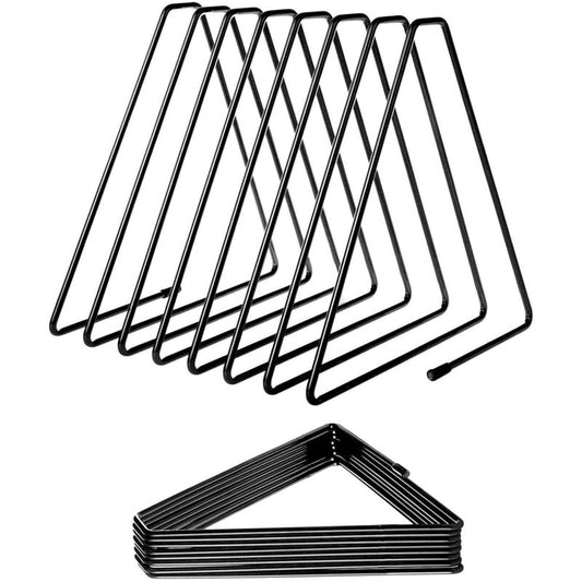 Metal Bookends, Metal Magazine Holder, Record Holder, For Books And Documents In Study, Office And Bedroom (Black)