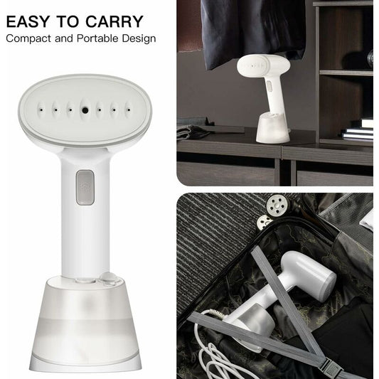 Portable Travel Vertical Steamer, 230Ml, 1200W Handy Steam Iron Fast Heat-Up, 18G/Min Steam, For Clothes, Curtains,