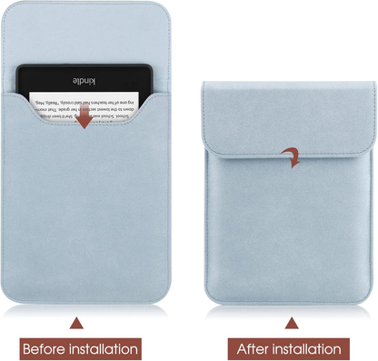 Universal Sleeve Case for 6"，6.8", Kindle Paperwhite/Colorsoft/Signature Edition 2024-2012 Sleeve Bag Pouch Cover for 6-6.8'' Kobo/Tolino/Pocketbook 6-inch ebook Reader,Blue