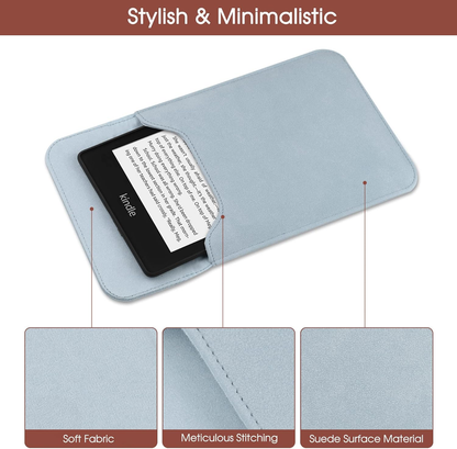 Universal Sleeve Case for 6"，6.8", Kindle Paperwhite/Colorsoft/Signature Edition 2024-2012 Sleeve Bag Pouch Cover for 6-6.8'' Kobo/Tolino/Pocketbook 6-inch ebook Reader,Blue
